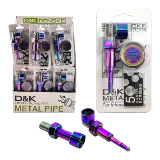 [Temp-HAM-001640] D&K DENGKE DK8205BA RAINBOW 3 IN 1 SMOKING SET 24CT