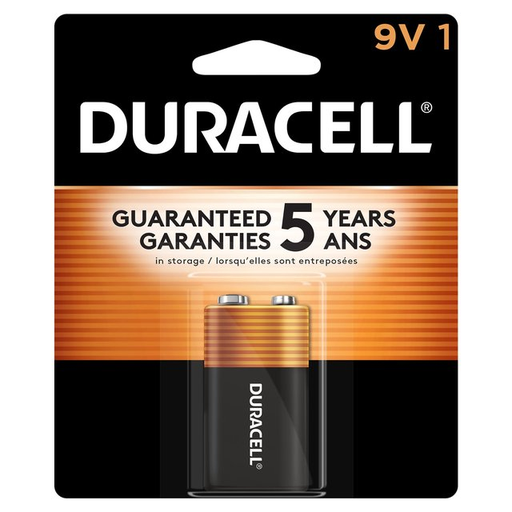 [Temp-HAM-001762] DURACELL 9V BATTERIES 1CT BOX OF 12