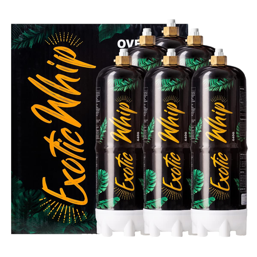 [Temp-HAM-001872] EXOTIC WHIP NITROUS OXIDE CREAM CHARGER 670G BOX OF 6