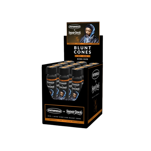 [Temp-HAM-001992] FUTUROLA X SNOOP DOGG GIN & JUICE BLUNT CONES 12CT KING SIZE