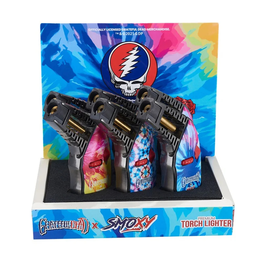 [Temp-HAM-002262] GRATEFUL DEAD X SMOXY THRUST TORCH LIGHTER #GD101D BOX OF 6