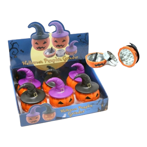 [Temp-HAM-002325] HALLOWEEN PUMPKIN GRINDER 3 PARTS #SW-2281 BOX OF 6