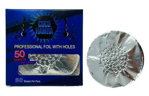 [COCO-21815] COCO HAMRA SMALL ALUMINIUM FOIL WITH HOLES 50CT