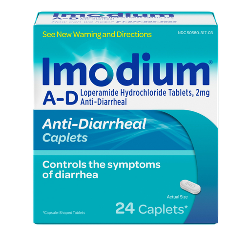 [Temp-HAM-002539] IMODIUM ANTI-DIARRHEAL RELIEF CAPLET 1CT BOX OF 25