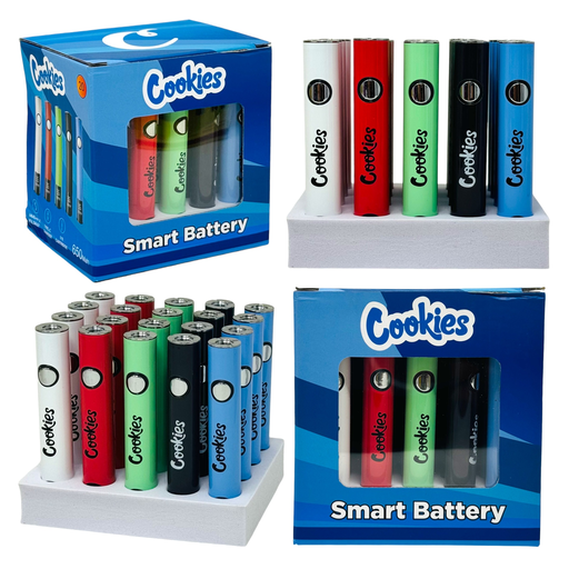 [COOK-26822] COOKIES 510 SMART BATTERY 650MAH 20CT DISPLAY