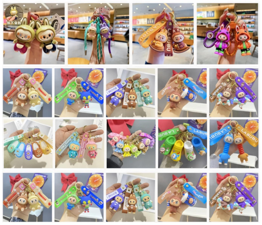 [Temp-HAM-002766] LABUBO KEYCHAIN MIX BAG OF 100