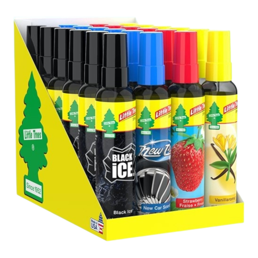 [Temp-HAM-002953] LITTLE TREES AIR FRESEHNER SPRAY ASSORTED SCENTS 3.5OZ BOX OF 12