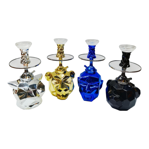 [Temp-HAM-003249] LUXX ETERNAL FACES ALUMINUM GLASS HOOKAH