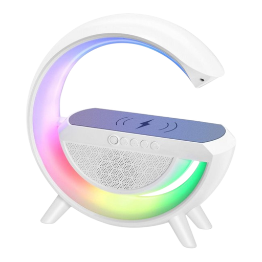 [Temp-HAM-003389] MOON LED SPEAKER WITH CHARGING STATION BT-2301
