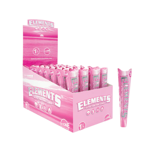[ELEM-20376] ELEMENTS PINK 1 1/4 CONES 6CT BOX OF 32